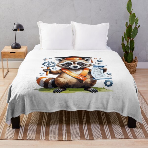 Item preview, Cute Raccoon Engineering Major Graduate designed and sold by AQUILAKREO.