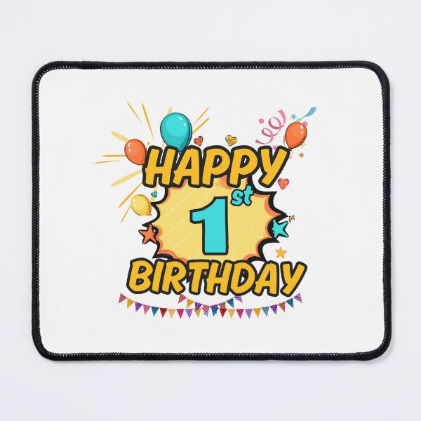 Item preview, Happy 1st Birthday Cute Design designed and sold by variant designer.