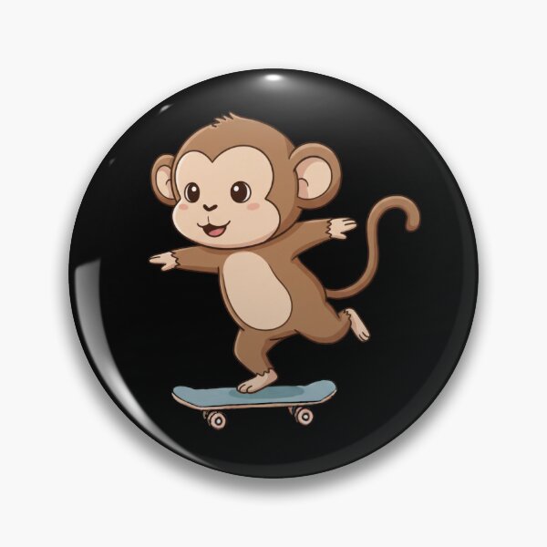 Item preview, Funny Monkey Skateboard Skating Zoo Boys Girls Kids designed and sold by rafaeltto.