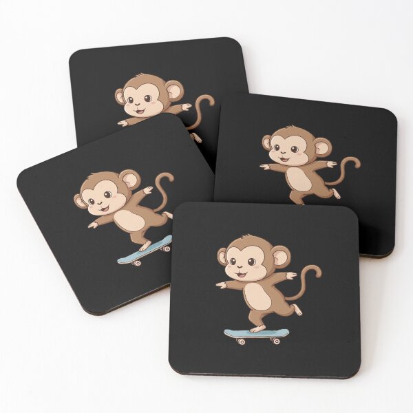 Item preview, Funny Monkey Skateboard Skating Zoo Boys Girls Kids designed and sold by rafaeltto.