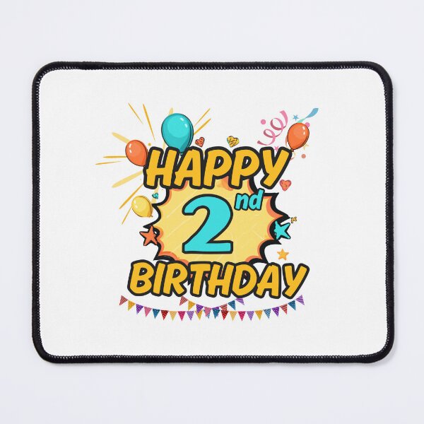 Item preview, Happy 2nd Birthday Fun Design designed and sold by variant designer.