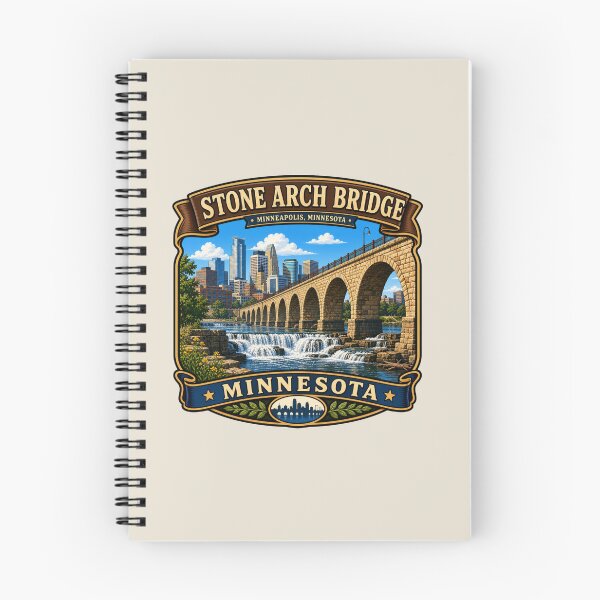 Item preview, Stone Arch Bridge, Minneapolis, Minnesota designed and sold by Myra365Art.