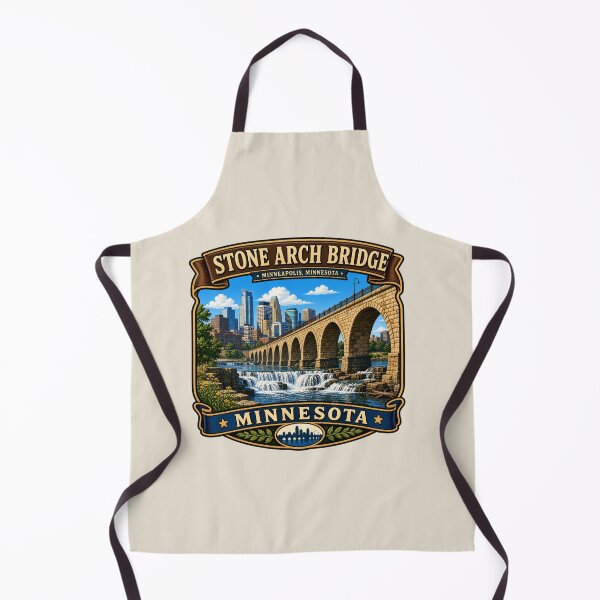 Item preview, Stone Arch Bridge, Minneapolis, Minnesota designed and sold by Myra365Art.