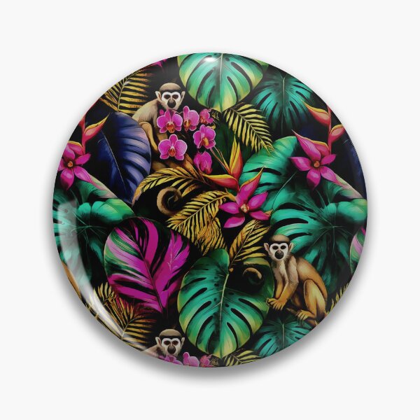 Item preview, Monkey Jungle Dreams Seamless Surface Pattern designed and sold by taiche.