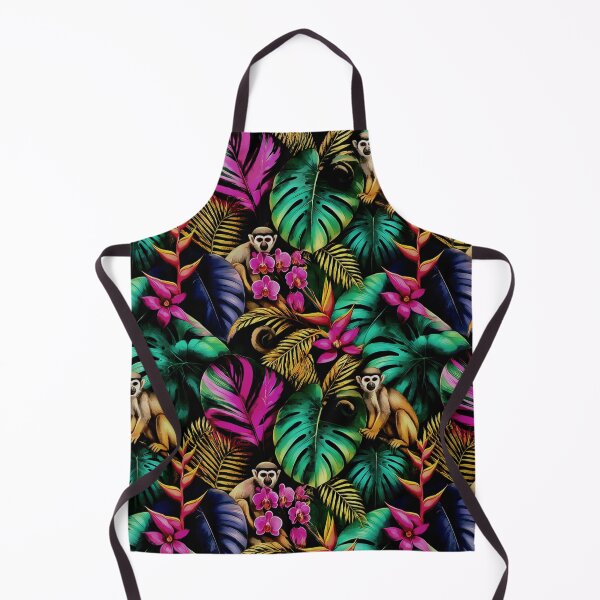 Item preview, Monkey Jungle Dreams Seamless Surface Pattern designed and sold by taiche.