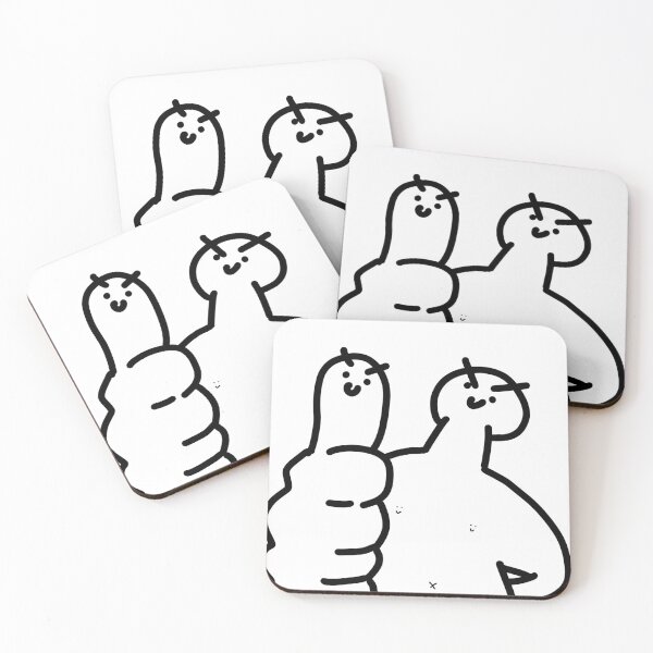 Item preview, Nicest Guy: Goooood Funny Thumbs Up Doodle - Quirky Minimalist Line Art Meme designed and sold by NicestGuy.