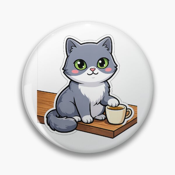 Item preview, Cat Pushing Cup Funny Cat Behavior Cute Cat Parent Humor designed and sold by how-is-design.