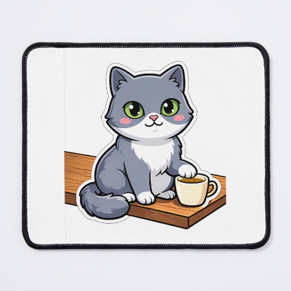 Item preview, Cat Pushing Cup Funny Cat Behavior Cute Cat Parent Humor designed and sold by how-is-design.