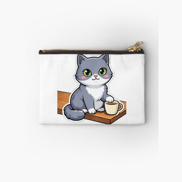 Item preview, Cat Pushing Cup Funny Cat Behavior Cute Cat Parent Humor designed and sold by how-is-design.
