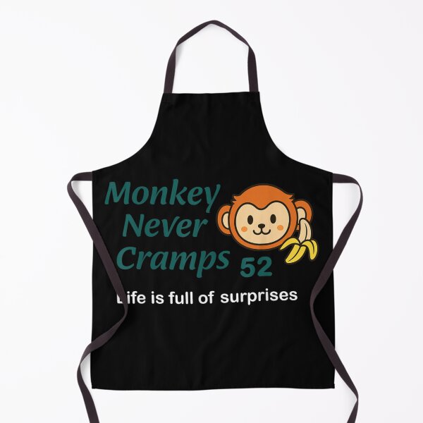 Item preview, Funny Cute Monkey Never Cramps Fifty Two Banana Motivational Graphic Tee Design designed and sold by Capisedo.