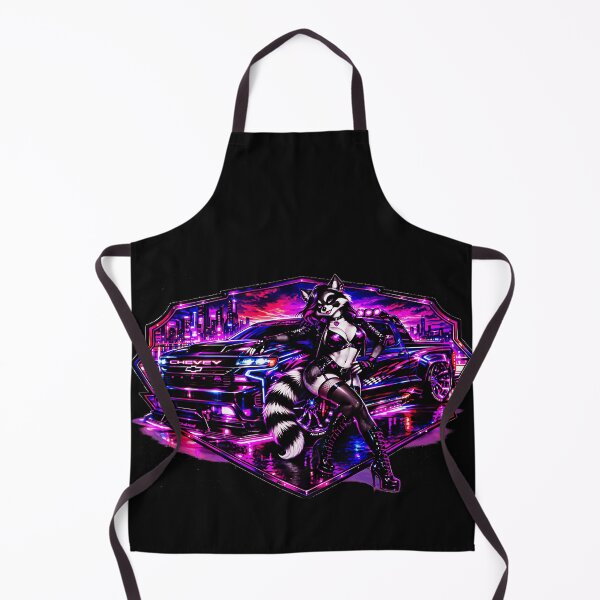 Item preview, Raccoon Girl Truck Cyberpunk Neon City designed and sold by CalyZOam99.