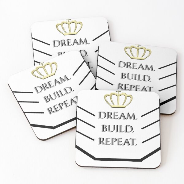 Item preview, Dream Build Repeat Entrepreneur Motivation designed and sold by MrOrbitCreative.