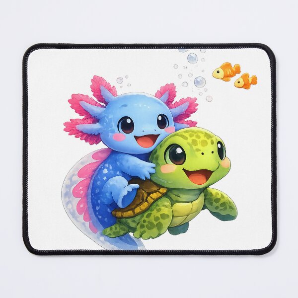 Item preview, Happy Axolotl and Happy Turtle designed and sold by Axolothwith77.