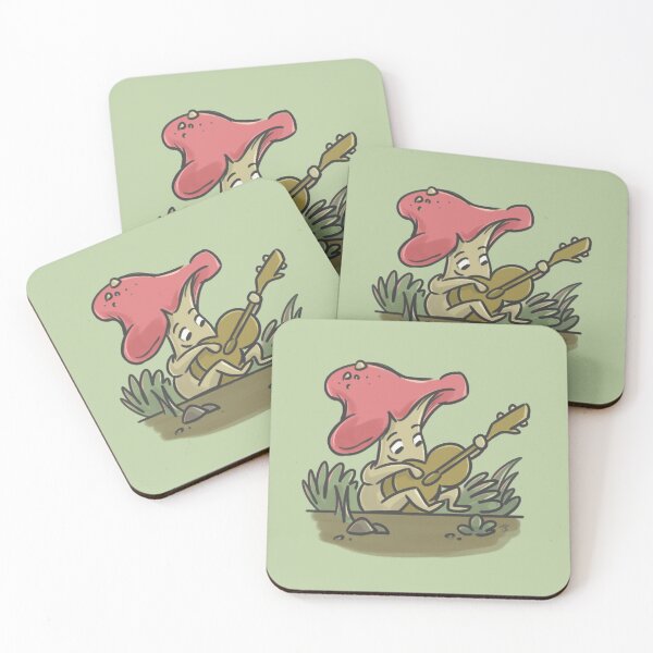 Item preview, Mushroom Musician - Fungus Playing Guitar designed and sold by toddsimpson.