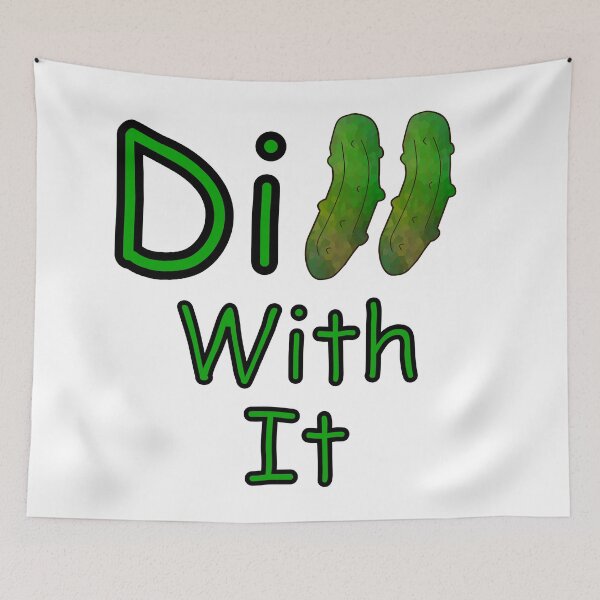 Item preview, Dill With It Dill Pickle designed and sold by Sartoris Art.
