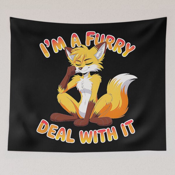Item preview, I'm A Furry Deal With It Furry Pride Fandom designed and sold by CalyZOam99.