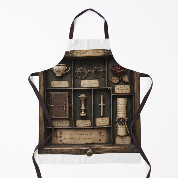 Item preview, Bibliotheca Intima Victorian Reading Artifacts Display Art designed and sold by ChamberOfBooks.