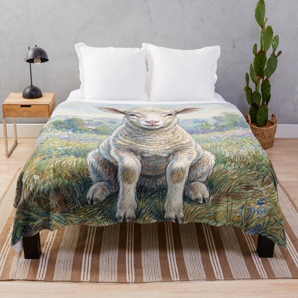Item preview, Gentle Lamb Gazing with Gentle Soul designed and sold by LibertyForge-Co.