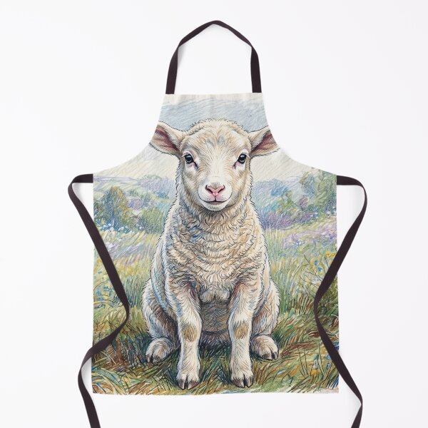 Item preview, Gentle Lamb Gazing with Gentle Soul designed and sold by LibertyForge-Co.