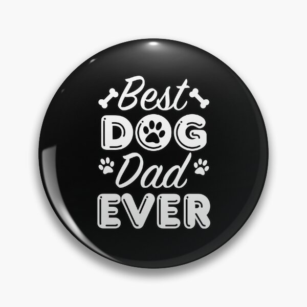 Item preview, Best Dog Dad Ever Paw Bone Typography designed and sold by Dmo3HarkoArt.