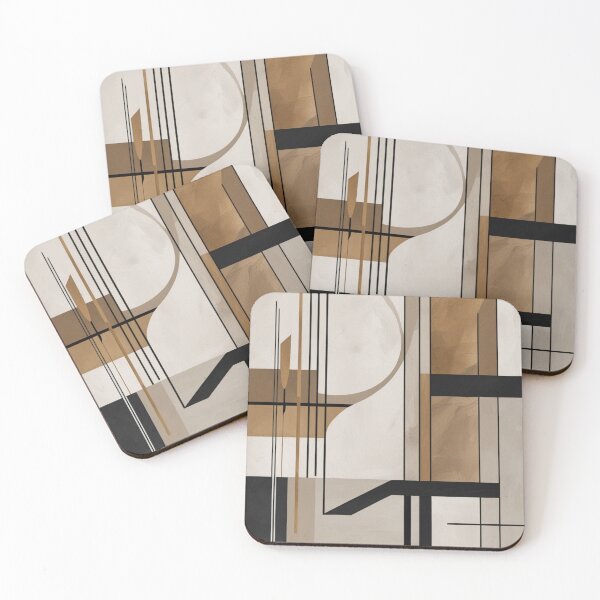 Item preview, Cubic Stage Floating Stairs Abstract Painting designed and sold by EnmarcArt.