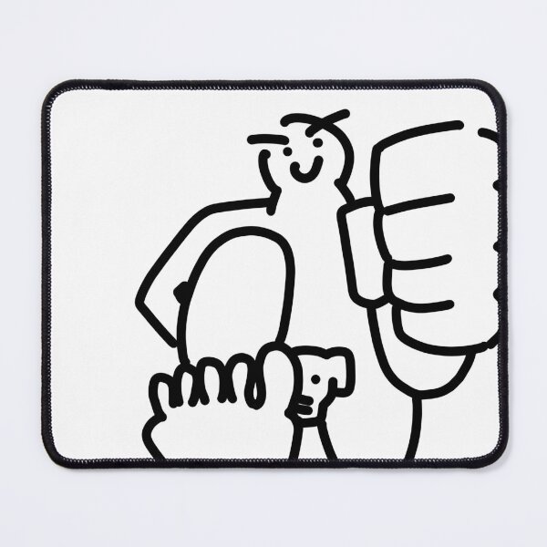 Item preview, Nicest Guy: I am coming! Funny POV Punch Doodle - Catch These Hands Minimalist Line Art Meme designed and sold by NicestGuy.