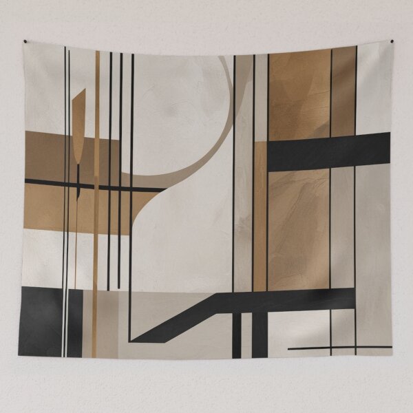 Item preview, Cubic Stage Floating Stairs Abstract Painting designed and sold by EnmarcArt.