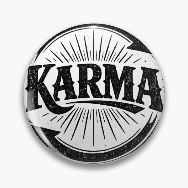 Item preview, Karma What Goes Around Comes Around Vintage Design designed and sold by artesiaKT.
