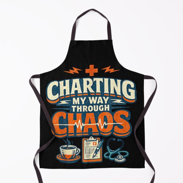 Item preview, Charting My Way Through Chaos Funny Nurse Life Coffee Stethoscope Medical Gift designed and sold by Capisedo.
