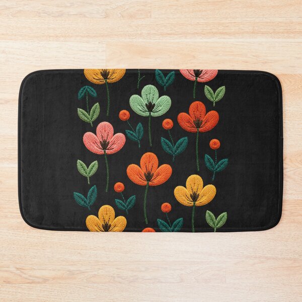 Item preview, Scandinavian Bloom Pattern Embroidery designed and sold by ColorSplash123.