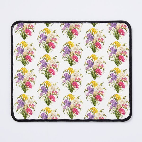 Item preview, Colorful Freesia Bouquet – Vintage Botanical Floral Art designed and sold by Clothes With Smiling Animals Walt Gral.