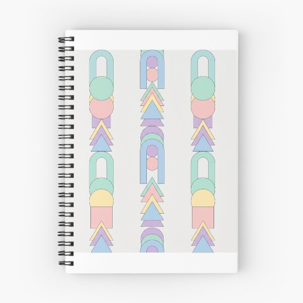 Artikelvorschau, Retro-Pastell-Bauhaus-Geometrisches Nahtloses Vektormuster entworfen und verkauft von digiartmagic.