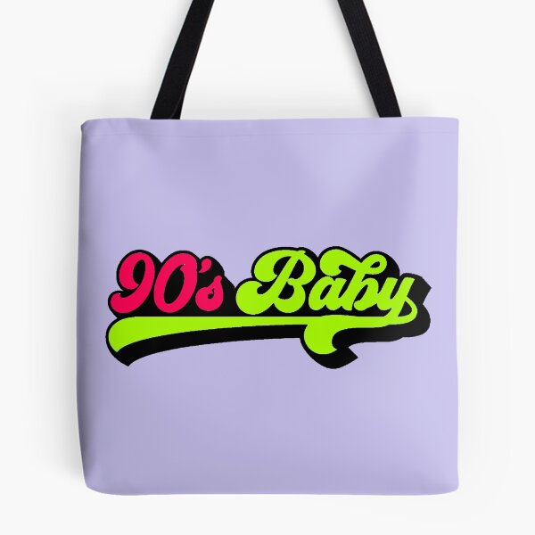 Item preview, Nineties Baby Typography Neon Retro Vintage designed and sold by AstronautMerch.