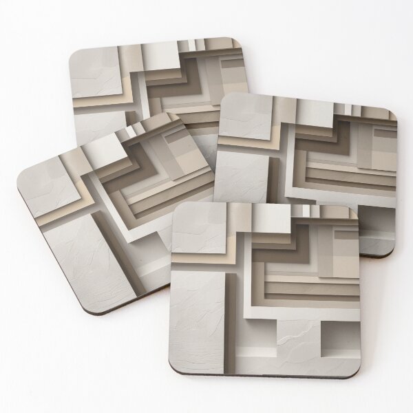 Item preview, Surreal Arches Passageways Earth Tones Print designed and sold by EnmarcArt.