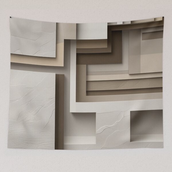 Item preview, Surreal Arches Passageways Earth Tones Print designed and sold by EnmarcArt.