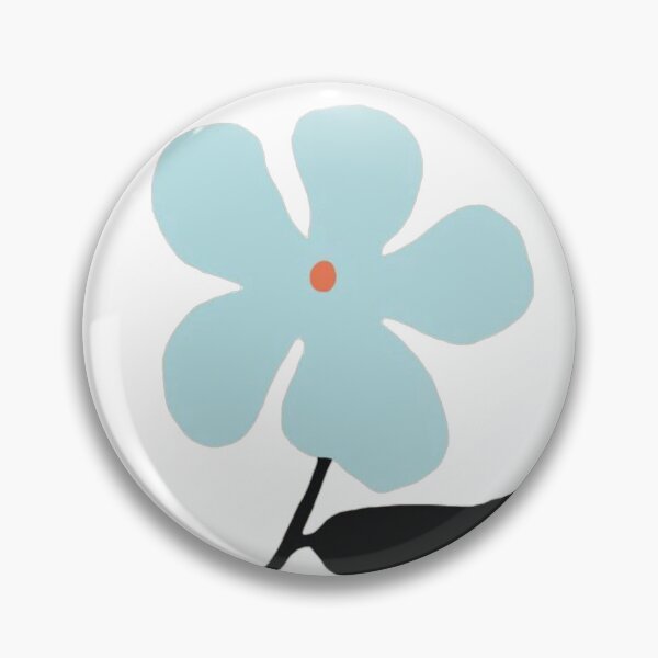 Item preview,  Blue Daisy Flower | Minimalist Floral Art | Cute Botanical Design for Plant Lovers designed and sold by The-SilentPlace.