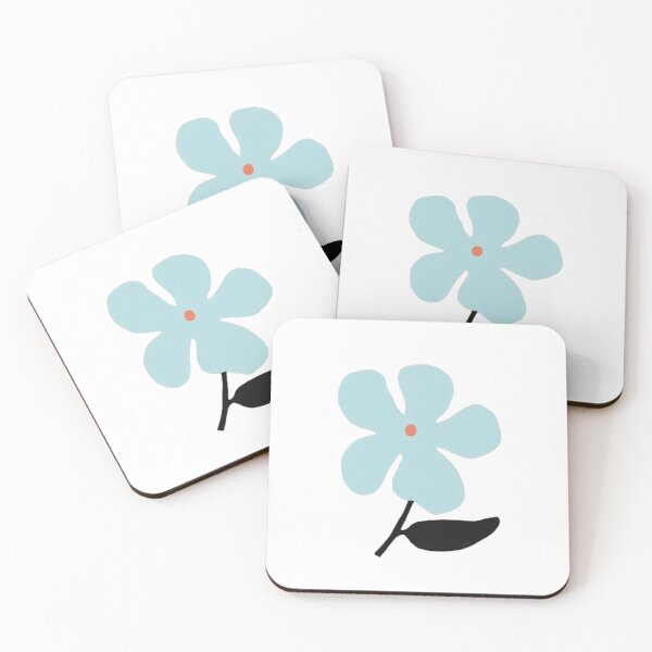 Item preview,  Blue Daisy Flower | Minimalist Floral Art | Cute Botanical Design for Plant Lovers designed and sold by The-SilentPlace.