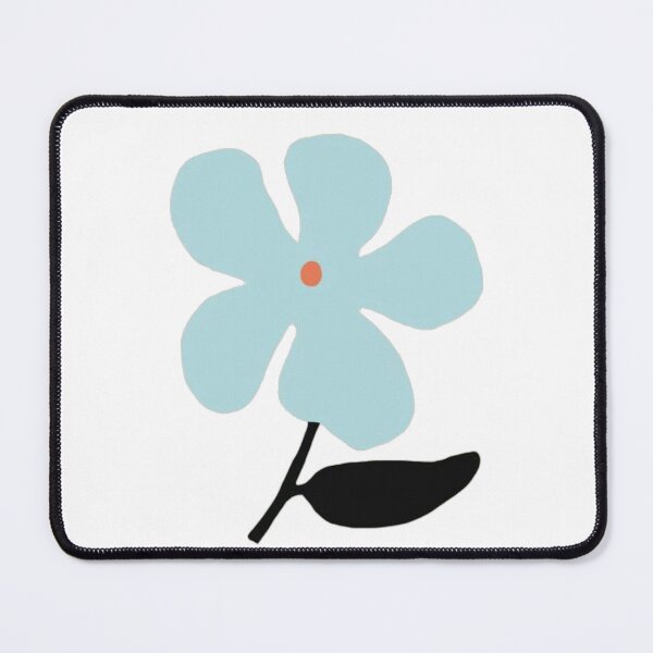 Item preview, Blue Daisy Flower | Minimalist Floral Art | Cute Botanical Design for Plant Lovers designed and sold by The-SilentPlace.
