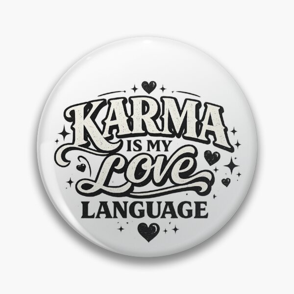 Item preview, Karma Is My Love Language Funny Spiritual Quote designed and sold by artesiaKT.