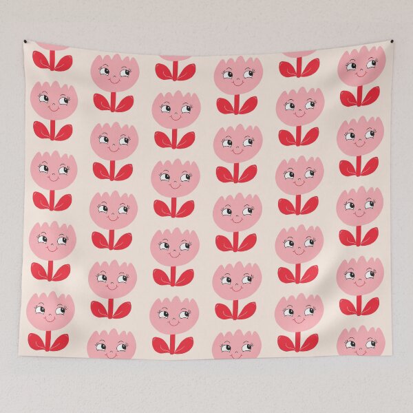 Item preview, Tula the Tulip (Pink) designed and sold by yellowflowerhut.