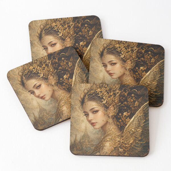 Item preview, Golden Spirits of Siam: Kinnaree of Eternal Dawn designed and sold by Best-Kept.