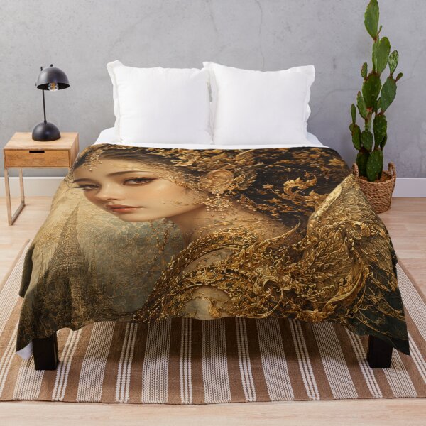 Item preview, Golden Spirits of Siam: Kinnaree of Eternal Dawn designed and sold by Best-Kept.