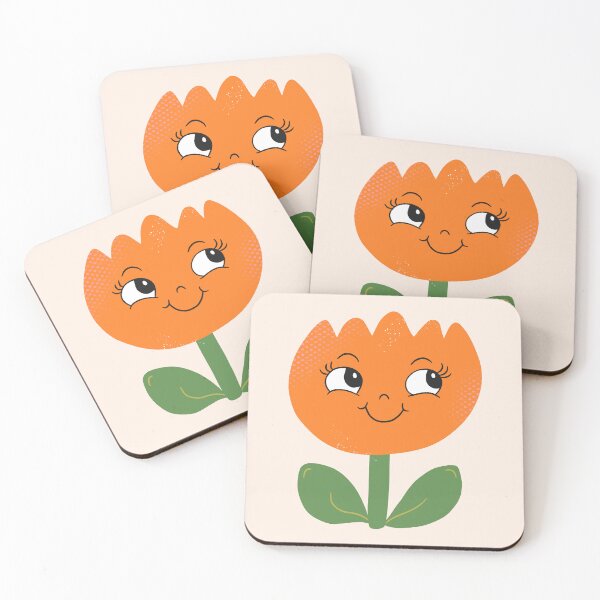 Item preview, Tula the Tulip (Orange) designed and sold by yellowflowerhut.