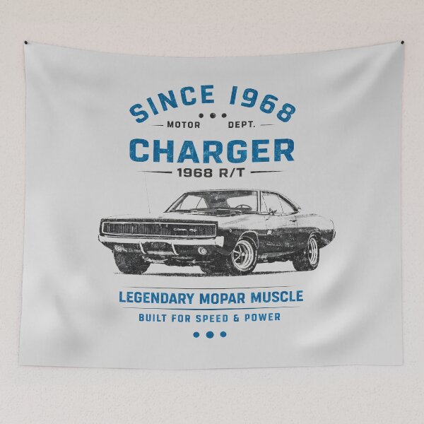 Item preview, 1968 Charger RT Distress Bullitt Nemesis 426 Hemi V8 Classic Muscle Car designed and sold by EdGraphy.