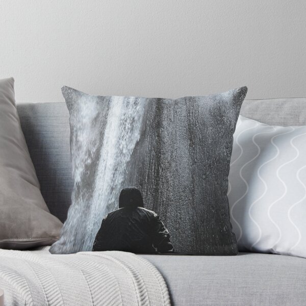 Item preview, Gotham Caves - Dark Minimalist Waterfall Print designed and sold by GervaLTZS.