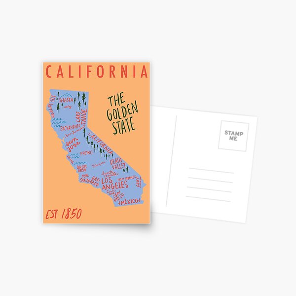 Los ANGELES California Big Letters Vintage Postcard - INSTANT DOWNLOAD -  retro postcard image, la ca cali, city skyline, chinese theatre