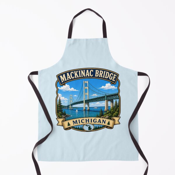 Item preview, Mackinac Bridge, Michigan designed and sold by Myra365Art.