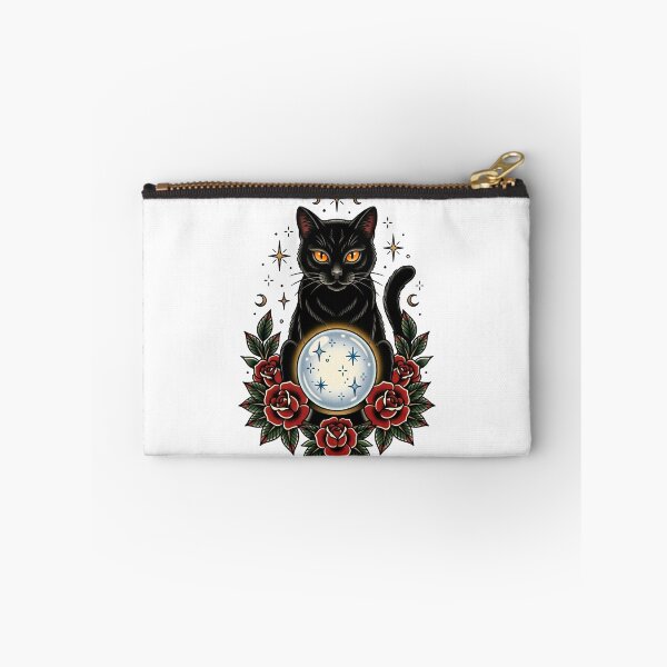 Item preview, Vintage Fortune Teller Cat Tattoo Art designed and sold by Spiritualwall.