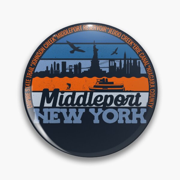 Item preview, Middleport New York Sunset Retro Vintage Local Pride Logo designed and sold by CRHPOD20.