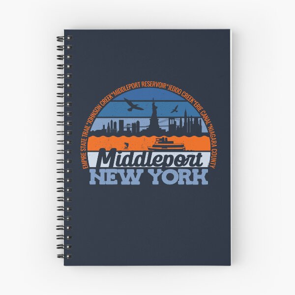 Item preview, Middleport New York Sunset Retro Vintage Local Pride Logo designed and sold by CRHPOD20.